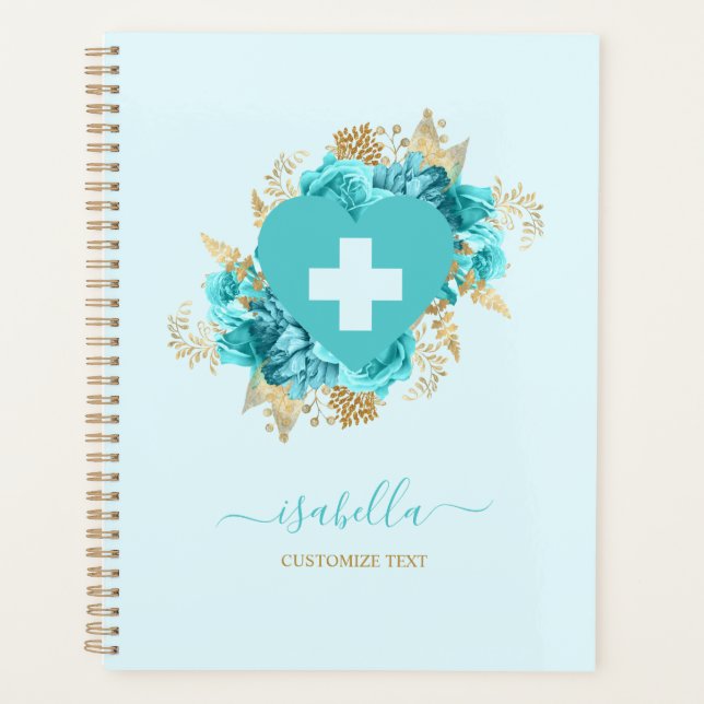 Floral Student Nurse Planner (Front)