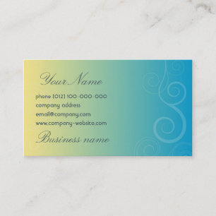 Floral Style Business Card
