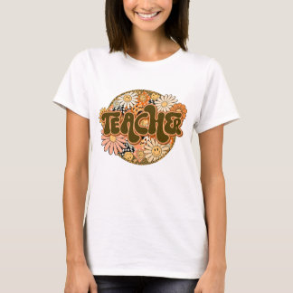 Floral style design with typography. T-Shirt