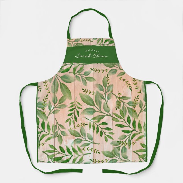 Floral Stylish Rustic Pretty All-Over Print Apron (Front)
