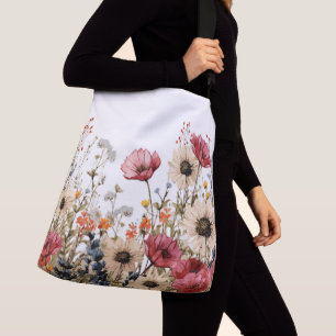 Floral Sublimation Crossbody Bag