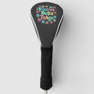 Floral Subtle Anti Trump 8647 Anti Maga Golf Head Cover