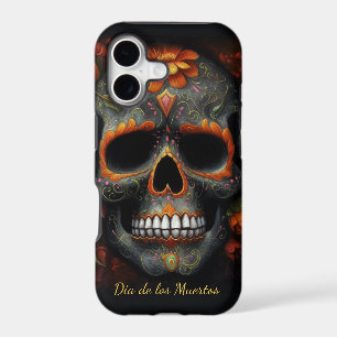 Floral Sugar Skull Dia de los Muertos Calavera