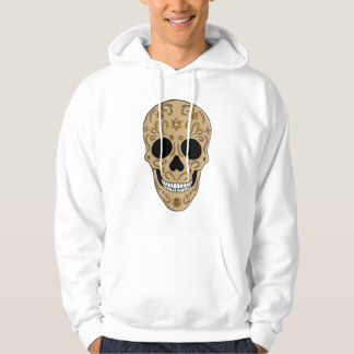 Floral Sugar Skull Dia de los Muertos Hoodie