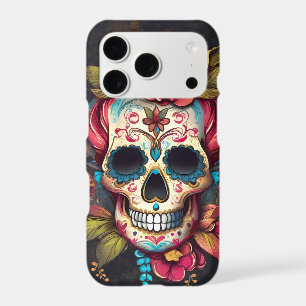 Floral Sugar Skull Día de los Muertos Spanish