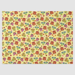 Floral Sugar Skull Tissue Paper