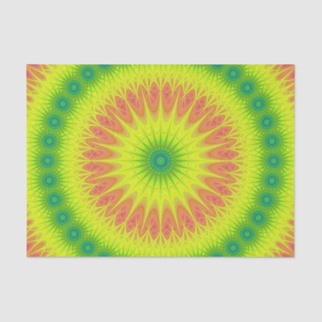 Floral sun tissue paper (Front)