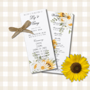 Floral Sunflower & Daisy Program Programme
