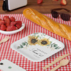 Floral Sunflower Eucalyptus Rustic Sweet 16 Party