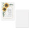 Floral Sunflower Eucalyptus Save The Date