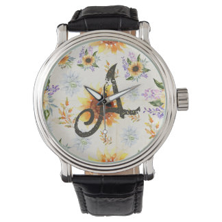 Floral Sunflower Watch