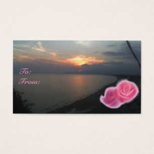 Floral Sunshine Gift Tag