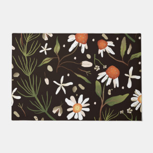 Floral Surface Pattern Fashion Spring Doormat