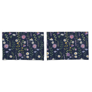 Floral Surface Pattern-Fashion Spring Flowers      Pillowcase