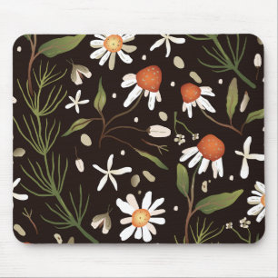 Floral Surface Pattern Fashion Spring Mouse Mat