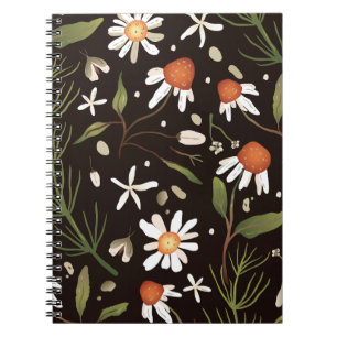 Floral Surface Pattern Fashion Spring          Notebook