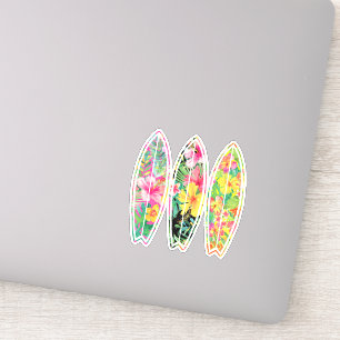 Floral Surfboard Vinyl