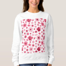 floral sweatshirt