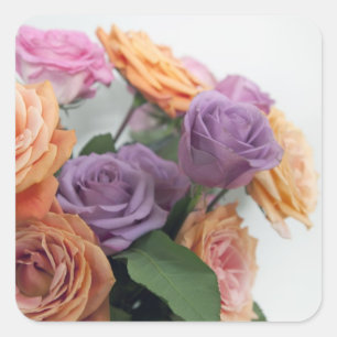 Floral Sweetness Square Sticker
