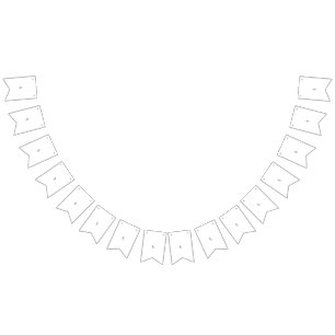 Floral Swirl Illustration   Elegant Black Art  Bunting