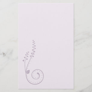 Floral Swirl Stationery