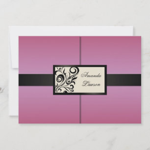 Floral Swirls Invitation
