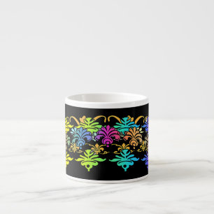 Floral Symbols Espresso Cup