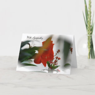 Floral Sympathy Card