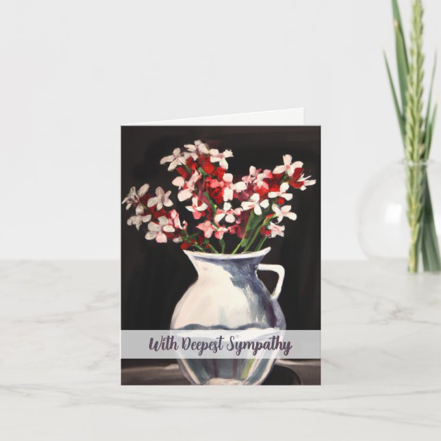 Floral Sympathy Card (Front)