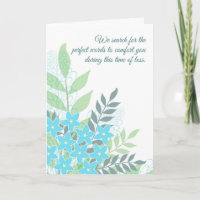 Floral Sympathy from Group Business or Personal
