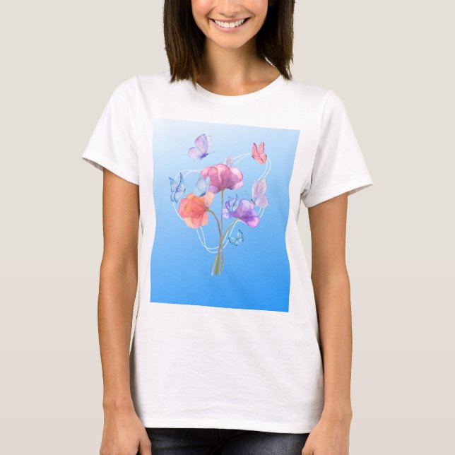 Floral Symphony T-Shirt (Front)