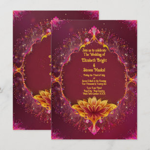 Floral Symphony: Wedding Elegance Collection Invitation