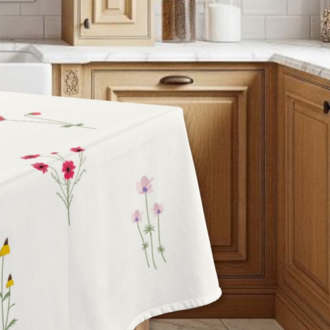 Floral tablecloth, spring floral tablecloth (Creator Uploaded)