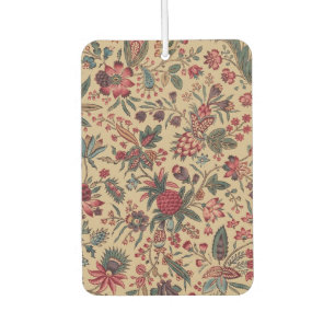 Floral Tapestry Needlework Flower Art Car Air Freshener