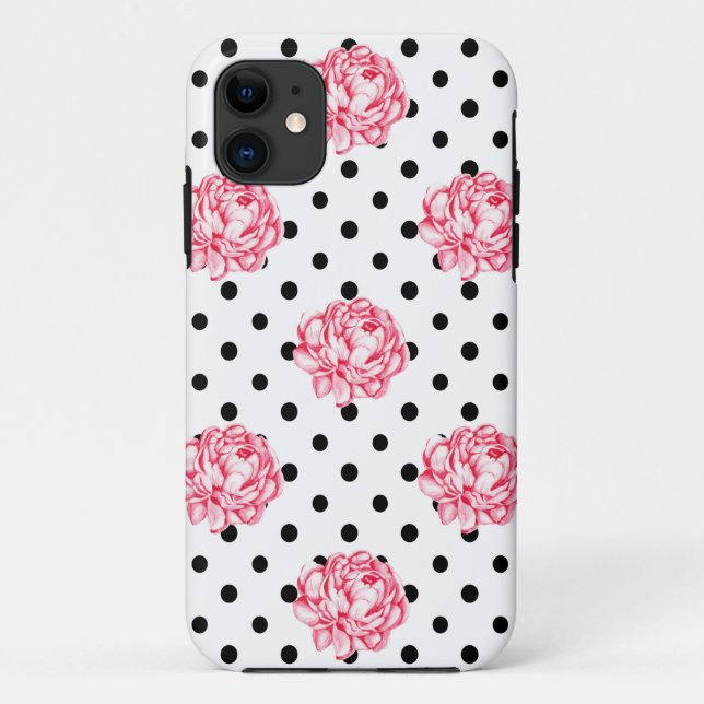 Floral Tapestry Throw Case-Mate iPhone Case (Back)