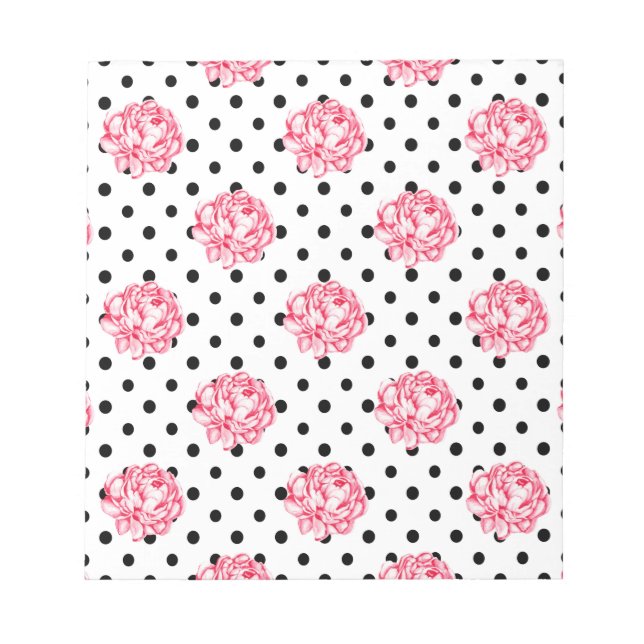 Floral Tapestry Throw Notepad (Front)