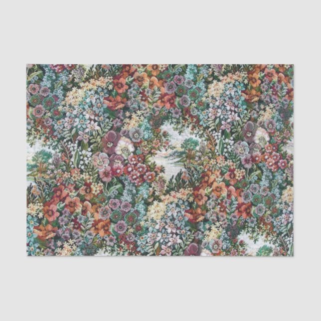 Floral Tapestry Tissue Paper (Front)