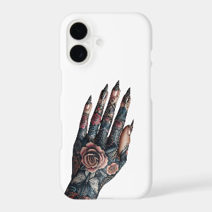 Floral Tattoo Hand iPhone Case