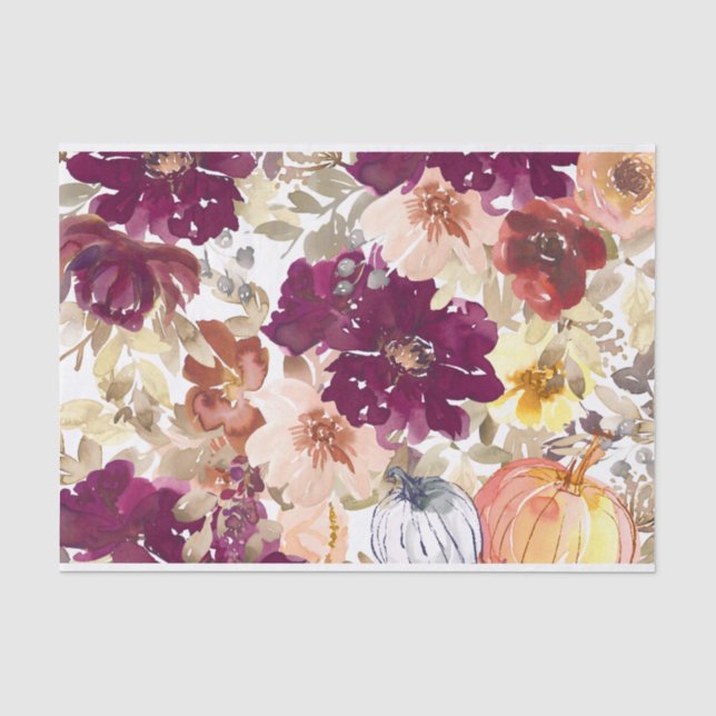 Floral Tattoo Tissue Paper (Front)