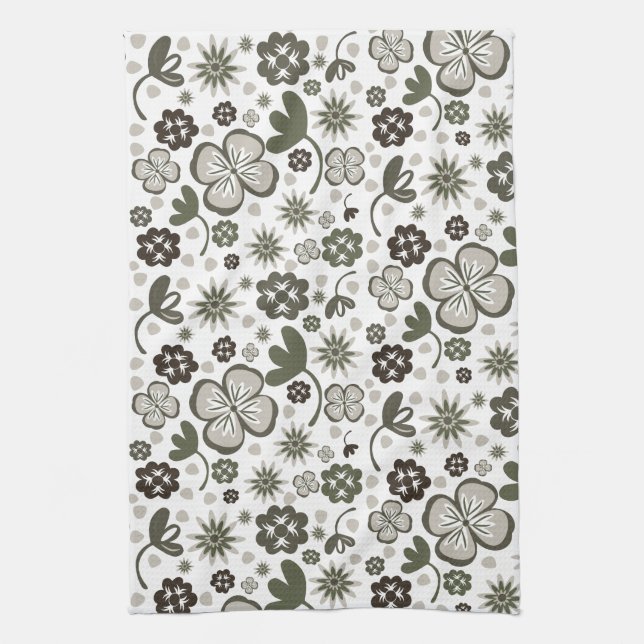 Floral Tea Towel (Vertical)