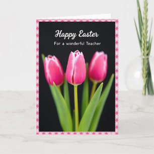 Floral Teacher Easter Card