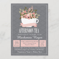Floral Teacup Afternoon Tea Baby or Bridal Shower
