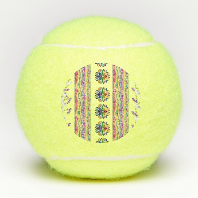 Floral Tennis Ball (Front)