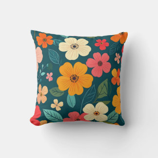 Floral texture cushion
