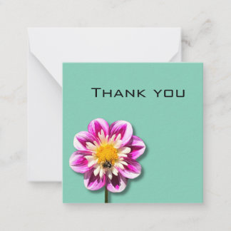 Floral Thank you card