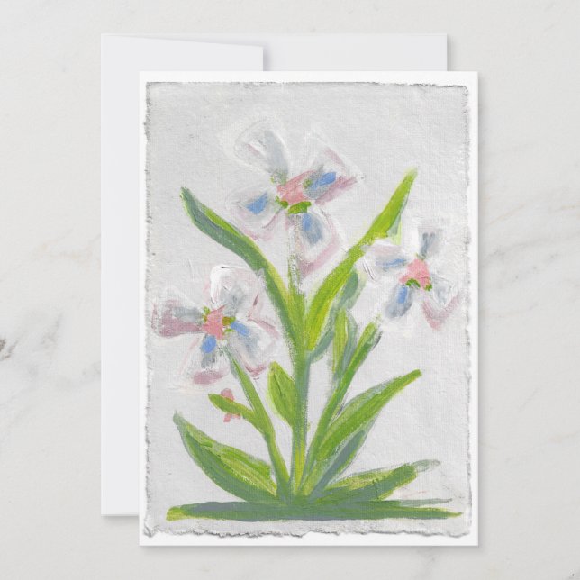 Floral Thank you card  (Front)