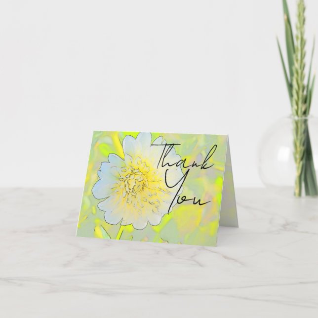 Floral "Thank You" Card (Front)