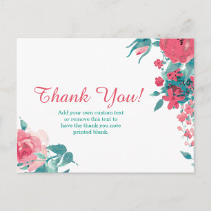 Floral Thank You Cards