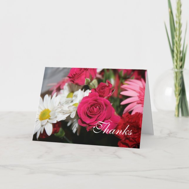 Floral Thank You Note (Front)