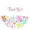 Floral Thank You Stickers